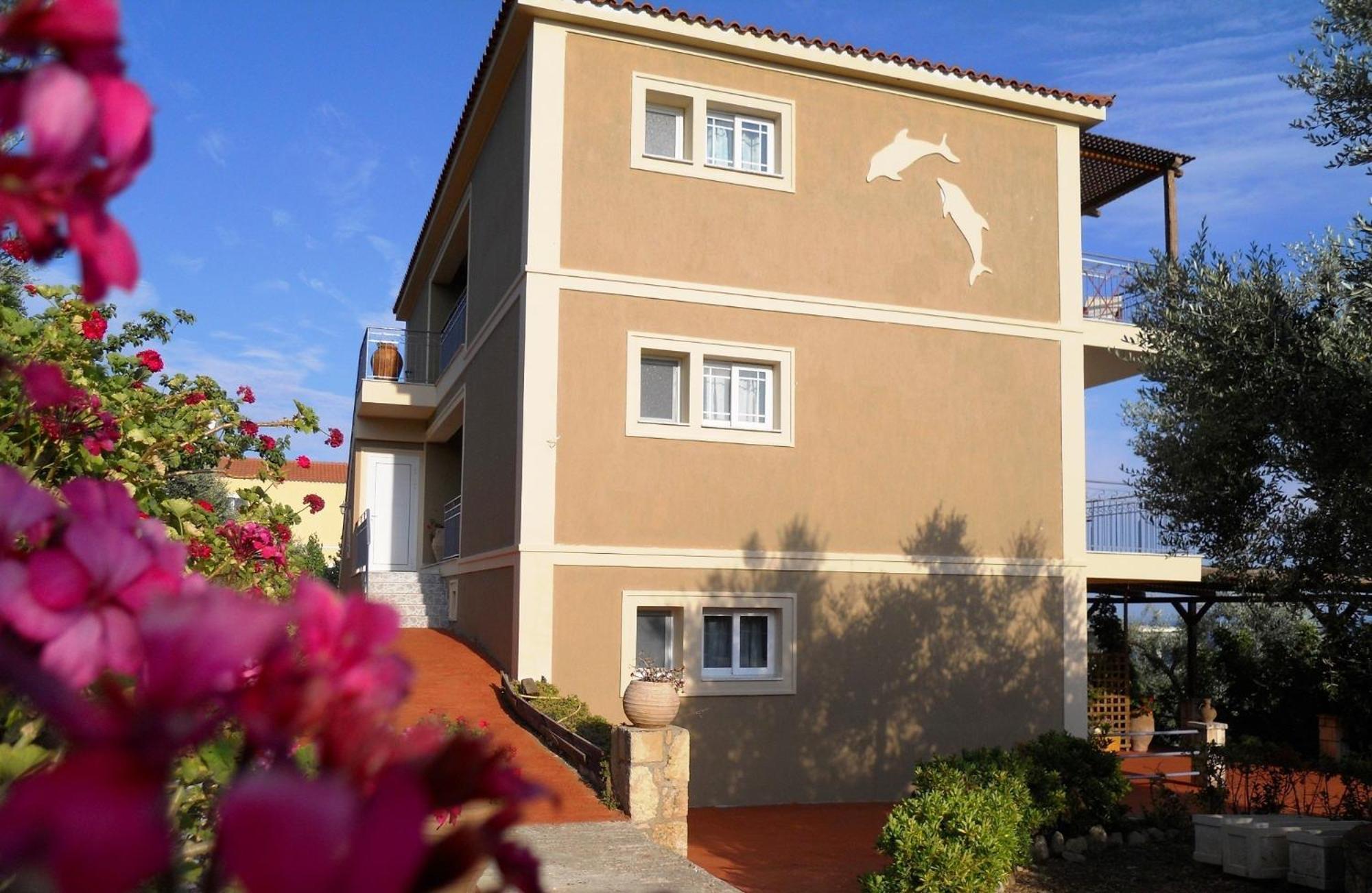Delfinia Apartment Vlachata Bagian luar foto