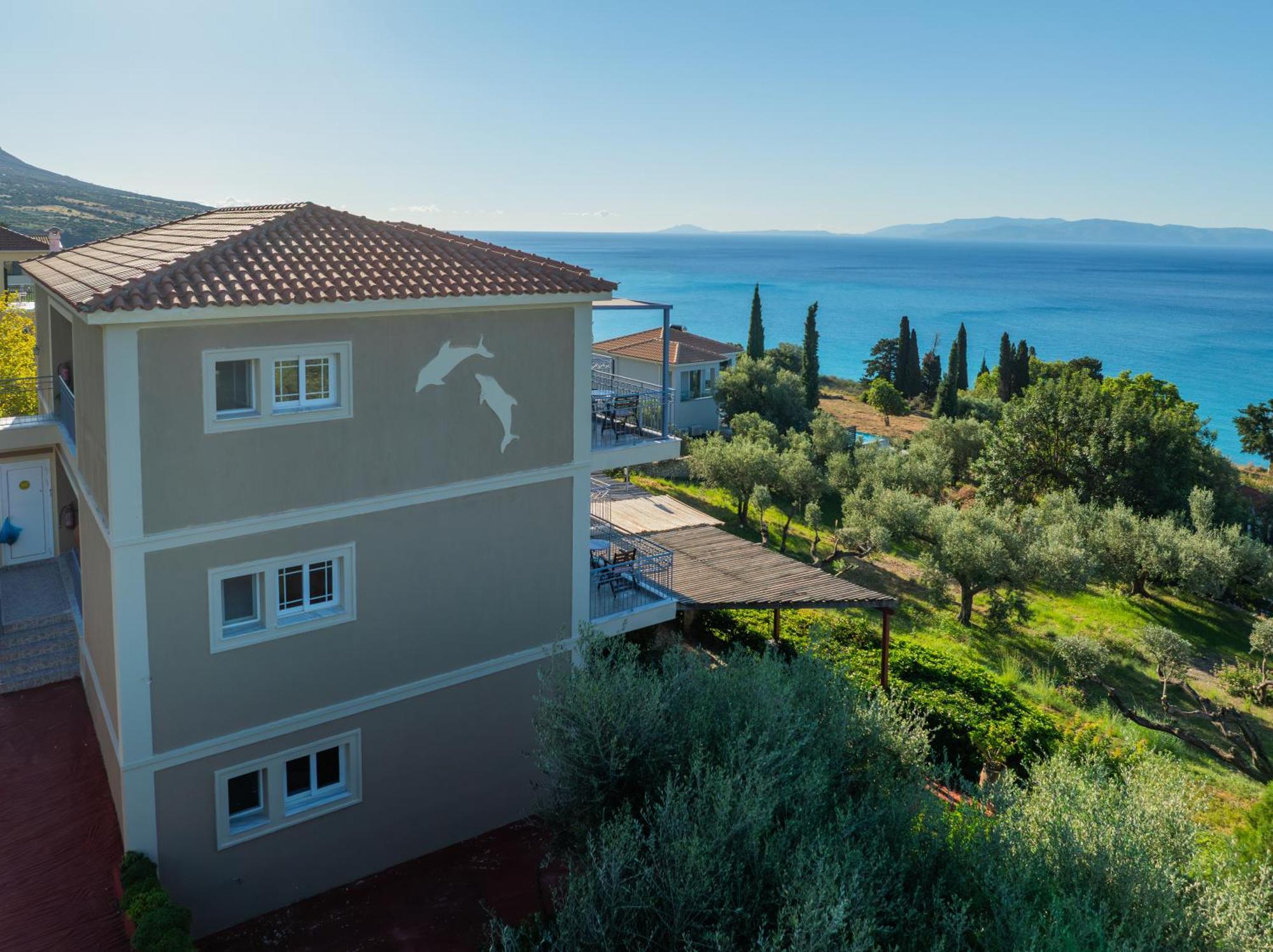 Delfinia Apartment Vlachata Bagian luar foto