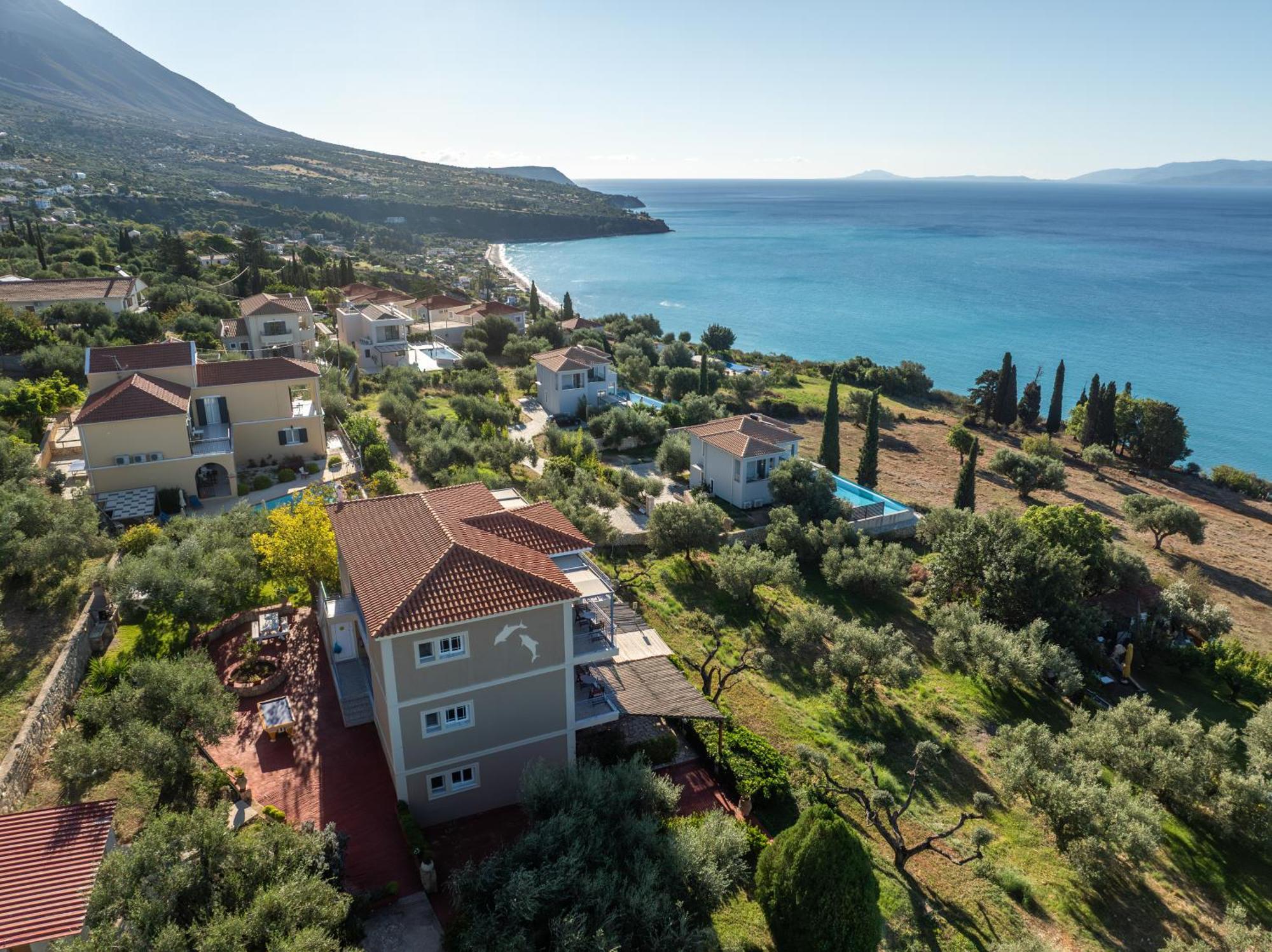 Delfinia Apartment Vlachata Bagian luar foto